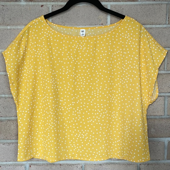 BP Polka Dot Boatneck Blouse - Picture 1 of 9